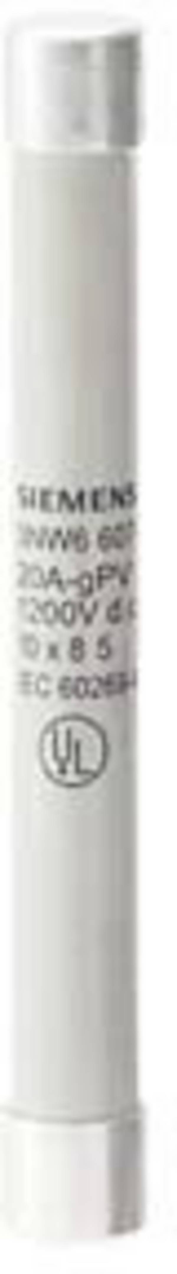 Photovoltaik-sikring (B x H) 10 mm x 85 mm 16 A 1500 V Siemens 3NW6605-4 10 stk