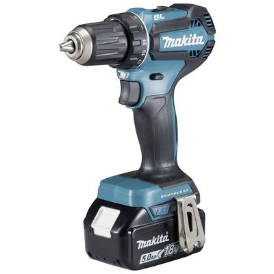 Makita Akku-Bohrschrauber 18V 2x5,0Ah Li-Ion DDF485RTJ im MAKPAC DDF485RTJ Batteri boremaskine 18 V 5.0 Ah inkl. ekstra