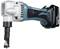 En Makita akku-armeringssaks i blå og sort, med ergonomisk håndtag.