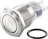 TRU COMPONENTS TC-7494504 TC-LAS1-AGQ-11ZDT/W/12V/S Hærværkssikret trykkontakt 250 V/AC 3 A 1 x Off/On Klikkende hvid IP65 1 stk