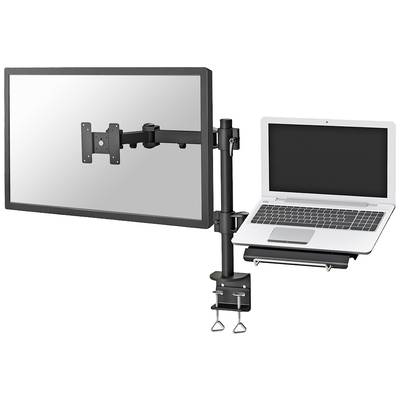 Neomounts FPMA-D960NOTEBOOK Enkel Skærm-bordslag 25,4 cm (10") - 68,6 cm (27") Sort Højdeindstilling, Notebook-opbevarin