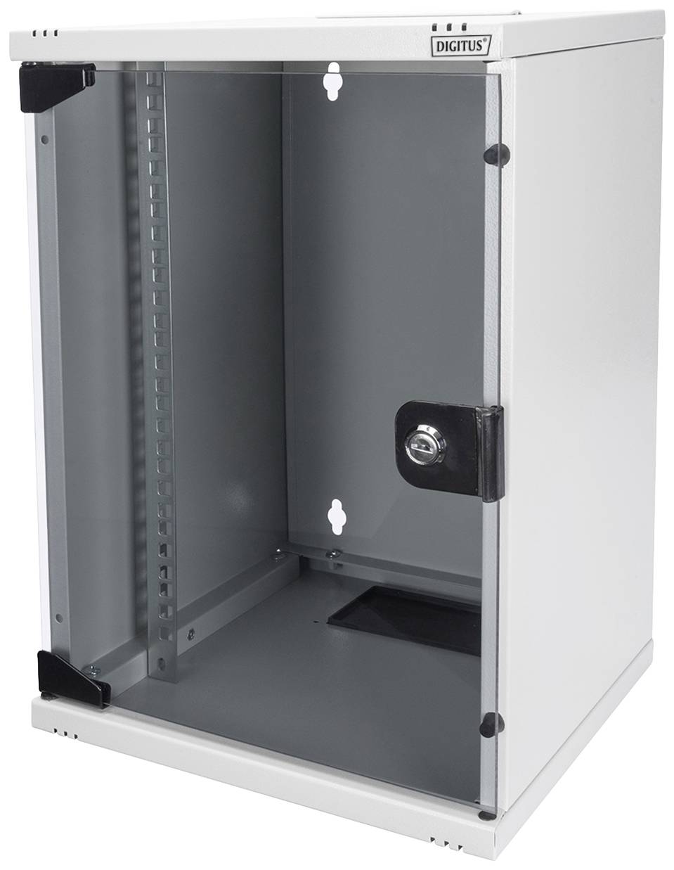 Digitus DN-10-09U 10 tommer vægkabinet (B x H x T) 312 x 464 x 300 mm 9 U Gråhvid (RAL 7035)