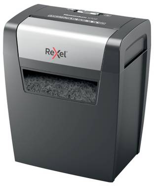 Rexel Momentum X308 Makulator Partikelsnit 5 x 42 mm 15 l Arkantal (max.): 8 Blad Makulerer også Hæfteklammer, Papirclips