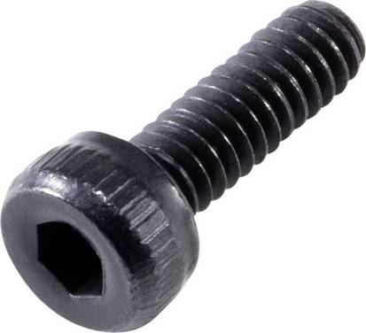 TOOLCRAFT M2 x 6mm TO-5661774 Cylinderskruer M2 6 mm Indvendig sekskant DIN 912 Stål 100 stk