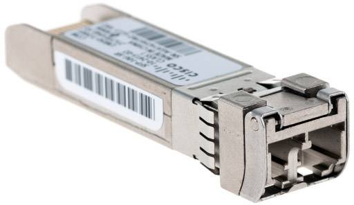 Et SFP-transceiver-modul, der bruges til udvidelse af netværksbåndbredden i fiberoptiske forbindelser.