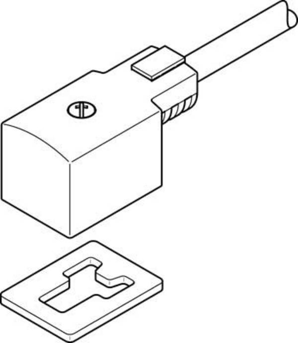 FESTO Stikdåseledning 30942 KMV-1-230AC-5  230 V/AC (max) 1 stk