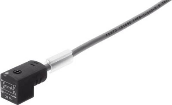 FESTO Stikdåseledning 30943 KME-1-24DC-2,5-LED Poltal: 3 24 V/DC (max) 1 stk
