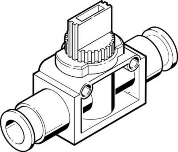 FESTO Spærreventil 153475 HE-3-QS-6  -0.95 til 10 bar  1 stk