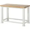RAU 03 SLW-129B5S.12 Arbejdsbænk til tung belastning (B x H x T) 1250 x 850 x 900 mm Lysegrå