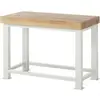 RAU 03 SLW-127B10S.12 Arbejdsbænk til tung belastning (B x H x T) 1250 x 900 x 700 mm Lysegrå