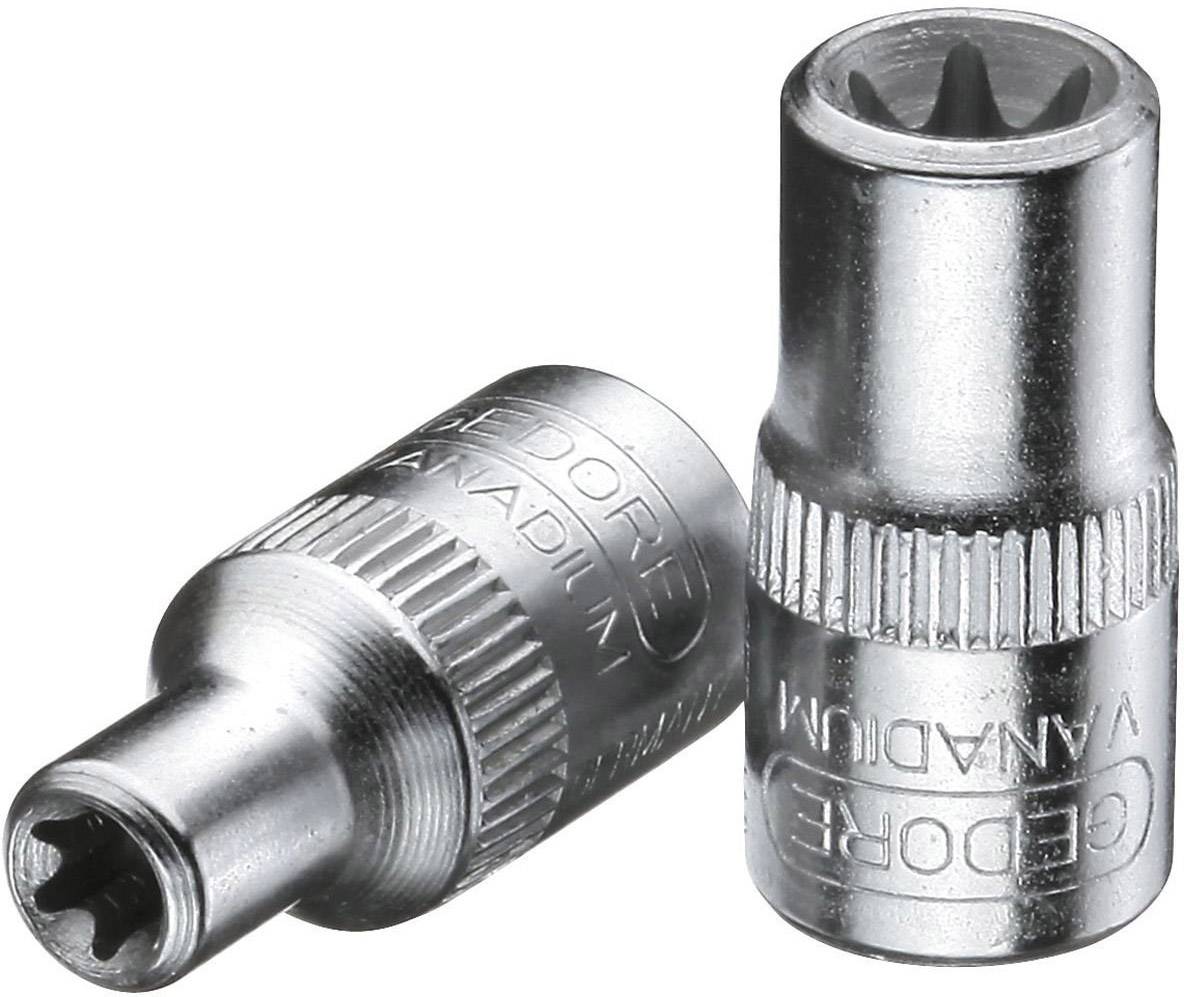 Gedore TX 20 E8 6187990 Udvendig sekskant (TX) Topnøgleindsats Kuglehoved 7.52 mm 1 1/4" E 8 1/4" (6,3 mm)