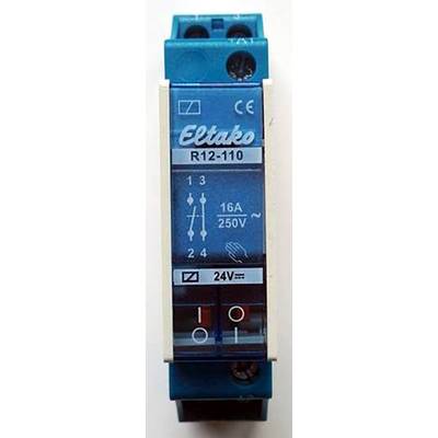 Eltako R12-110-24V DC Kontaktrelæ Nominel spænding: 24 V Brydestrøm ...