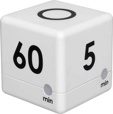 TFA Dostmann Timer Cube Timer Hvid digital