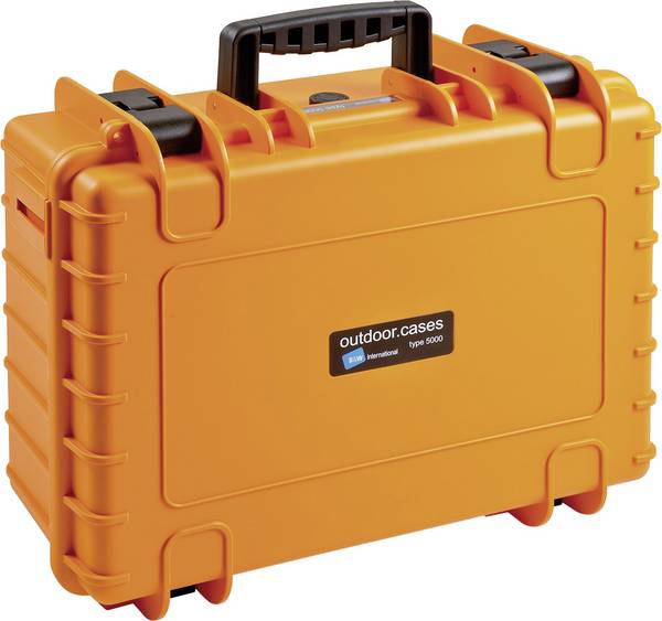 B & W International Outdoor kuffert  outdoor.cases Typ 5000 22.2 l (B x H x T) 470 x 365 x 190 mm Orange 5000/O/SI
