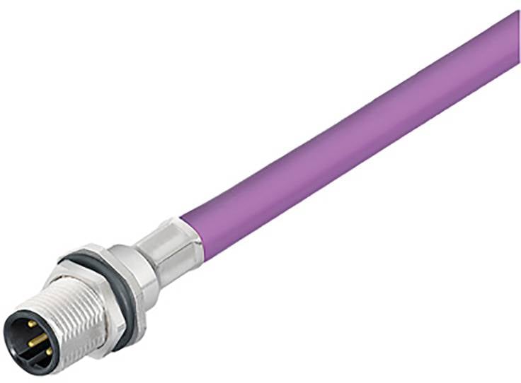 Et lilla kabel med et metalstik. Egnet til industrielle anvendelser med robust design.