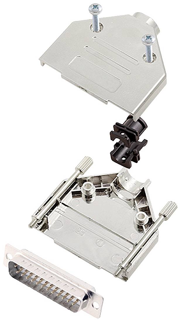 encitech DTPK-M-25-DMP-W-K 6355-8031-03 D-SUB stiftliste-sæt 180 ° Poltal: 25 Loddekop 1 stk