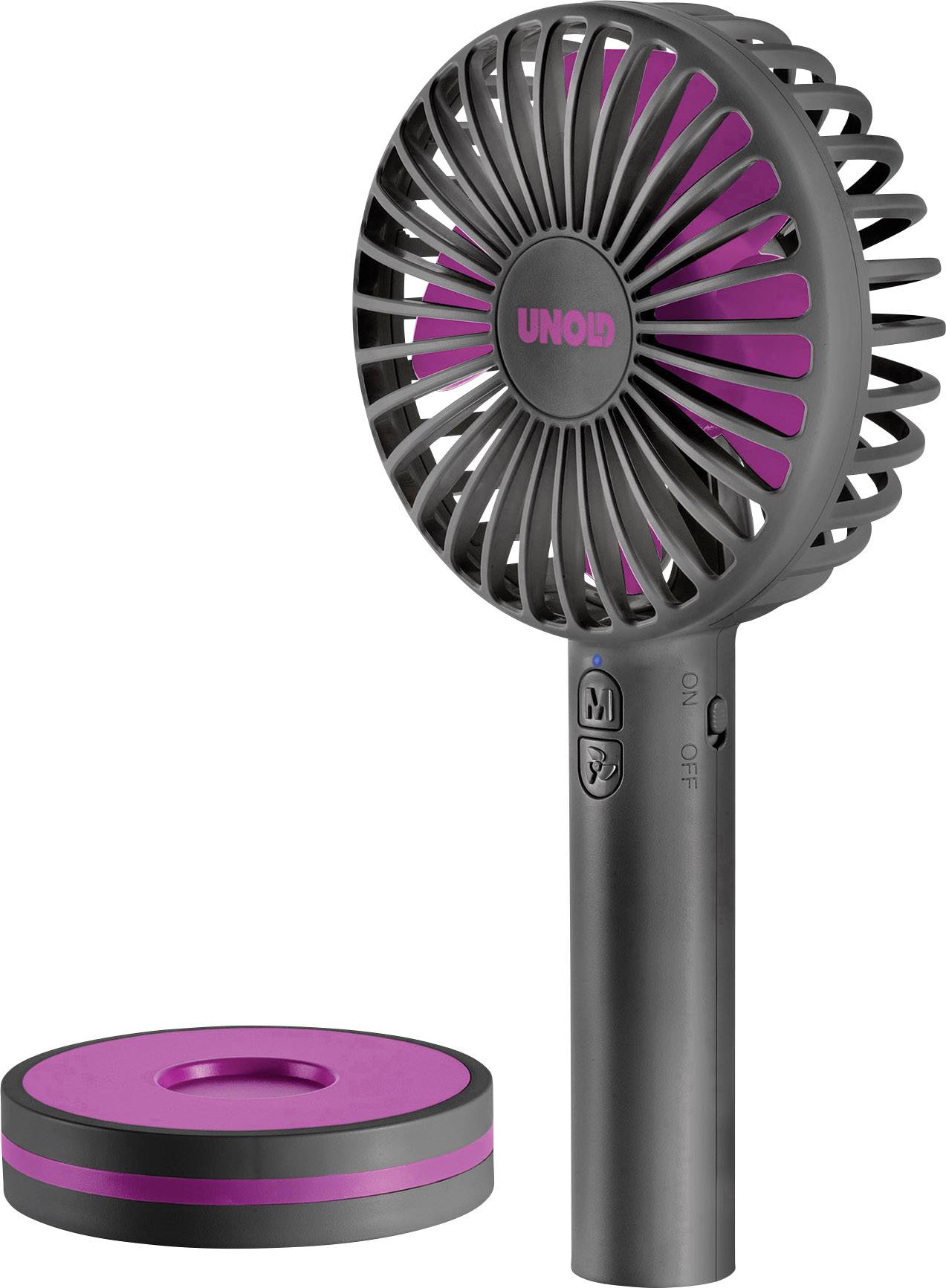 Håndventilator Unold Breezy Anthrazit 86619 Antracit Conradelektronik.dk