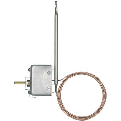 En temperatursensor med en lang, tynd stang og en oprullet kobberledning til overvågning og styring af enheder.