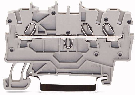 WAGO 2000-1303 Trippel-gennemgangsklemme 3.50 mm Push-In-klemme Rød 100 stk Piece