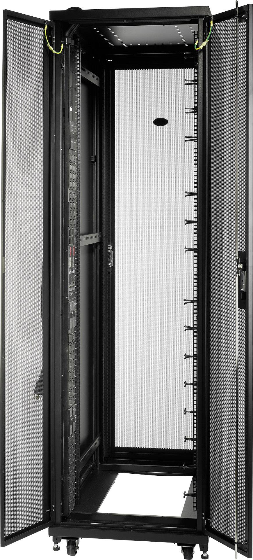 APC APC NetShelter SX 42U 750mm Wide x1070mm 19" netværksskab (B x H x T) 75 x 199.1 x 107 cm 42 U Sort