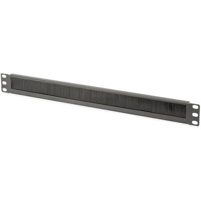 Digitus DN-97661 19 tommer Netværksskab-børsteliste 1 U Sort, Sort (RAL 9005)