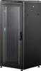 Digitus DN-19 26U-6/6-B-1 19" netværksskab (B x H x T) 600 x 1342 x 600 mm 26 U Sort (RAL 9005), Sort