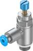 FESTO Bagsalgsventil 197579 GRLA-1/8-QS-3-RS-D 0.2 til 10 bar 1 stk