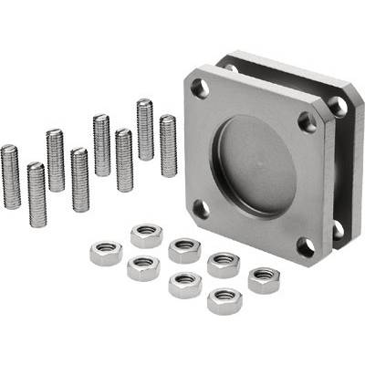 Metalplatform med ti skruer og otte møtrikker, arrangeret. Egnethed til industrielle eller mekaniske applikationer er tydelig.