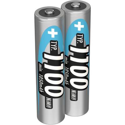 Ansmann HR03 Genopladeligt AAA-batteri NiMH 1050 mAh 1.2 V 2 stk