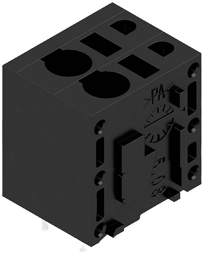 Weidmüller LMFS 5.08/02/180 3.5SN BK BX Skrueklemmeblok 2.5 mm² Poltal 2 Sort 130 stk