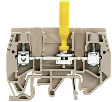 Weidmüller 1345280000 Prøveskille-rækkeklemme 7.90 mm Skruer  Beige 50 stk Piece