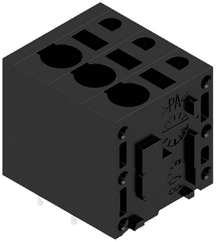 Weidmüller LMFS 5.08/03/180 3.5SN BK BX Fjederkraftsklemmeblok 2.5 mm² Poltal 3 Sort 90 stk