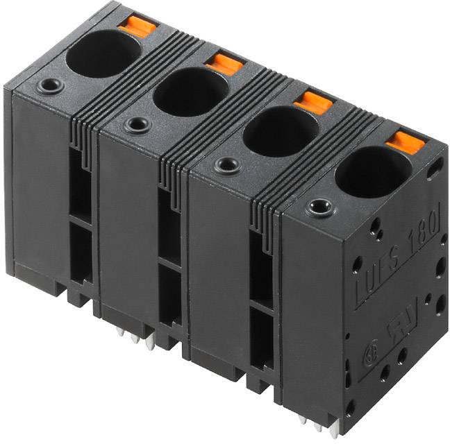 Weidmüller LUFS 15.00/04/180V 5.0SN BK BX Skrueklemmeblok 16 mm² Poltal 4 Sort 25 stk