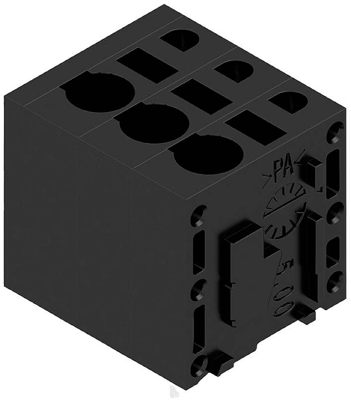 Weidmüller LMFS 5.00/03/180 3.5SN BK BX Skrueklemmeblok 2.5 mm² Poltal 3 Sort 90 stk