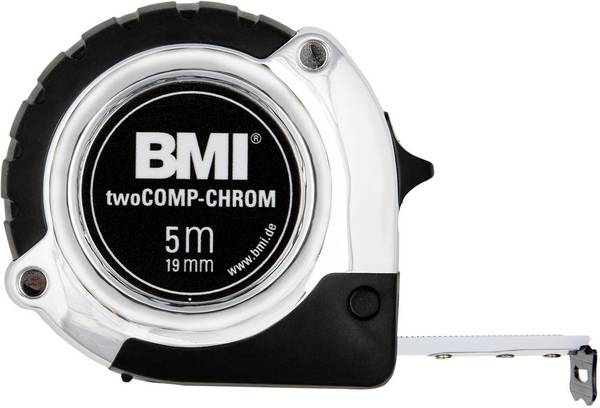 BMI chrom 475841221 Målebånd   8 m Stål
