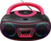 CD-radio Denver TCL-212BT FM Stemningsbelysning Pink
