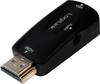 LogiLink CV0107 HDMI Adapter [1x HDMI-stik - 1x VGA-tilslutning] Sort 0 mm