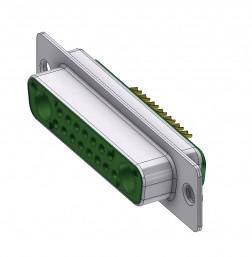 Deltron Connectors DTS 17W2 SZ/2 D-SUB-tilslutning 180 ° Poltal: 17 1 stk