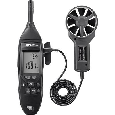 FLIR EM54 Anemometer 0.4 til 30 m/s med temperaturmålefunktion, Magnet-vingehjul, Ekstern sensor