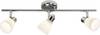Brilliant Kensington 50416/15 Bad-loftslys 84 W Krom, Hvid