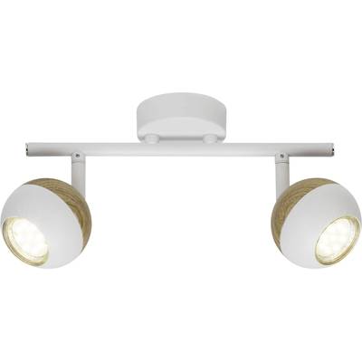 Brilliant Scan G59413/75 Loft-spotlights LED (RGB) GU10 6 W Hvid, Træ (lys)