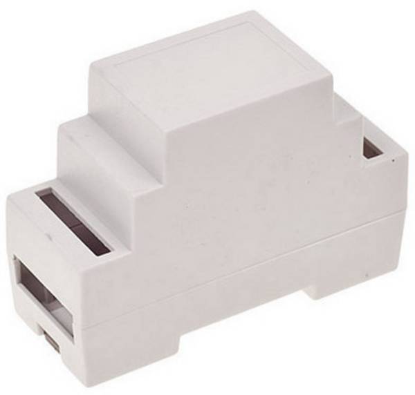TRU COMPONENTS TC-7910732 DIN-skinnekabinet 34 x 89 x 63 ABS-V0 Grå 1 stk