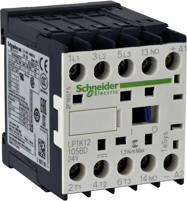 Schneider Electric LP1K06015BD Effektbeskyttelse  3 x afbryder 2.2 kW      1 stk