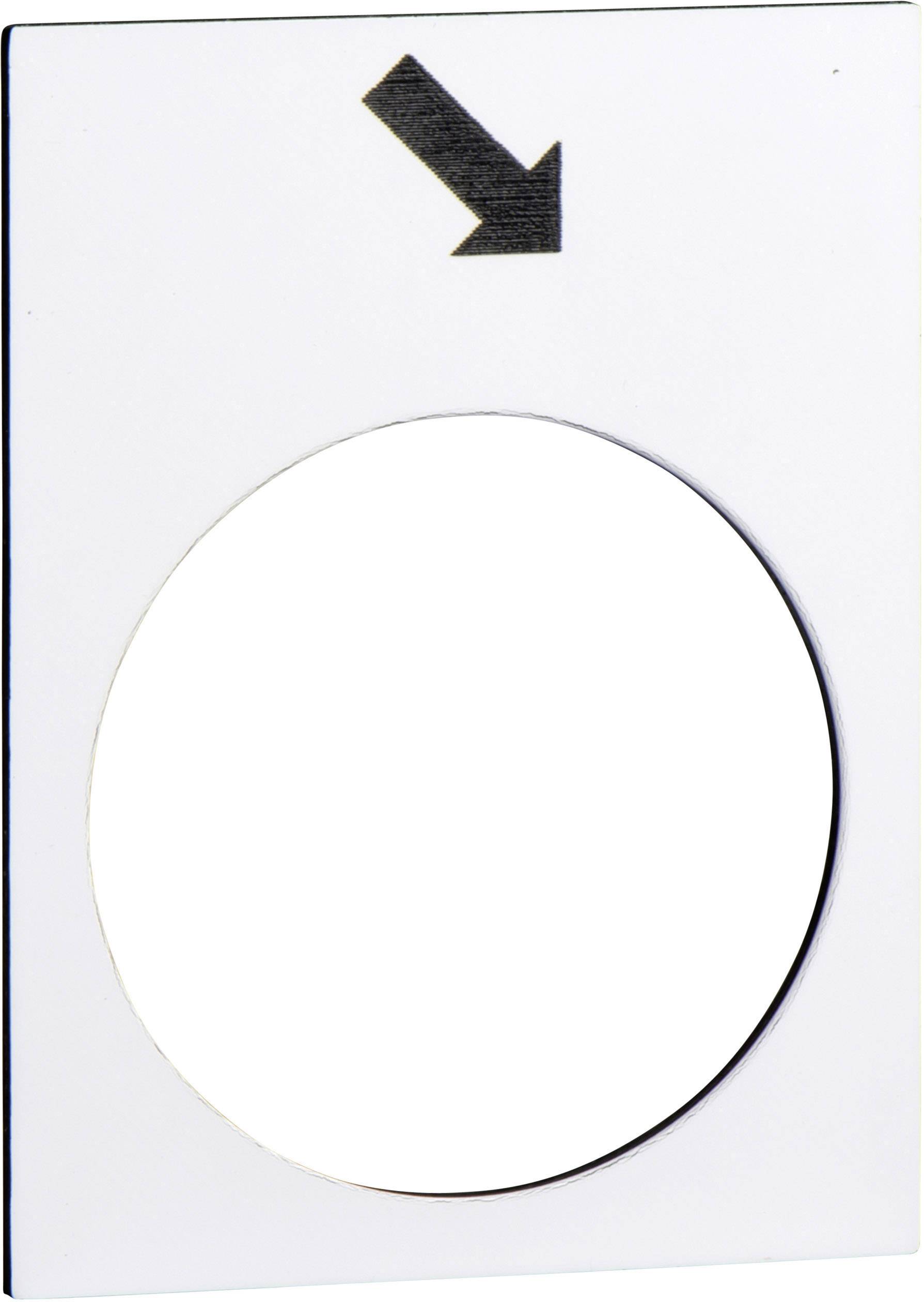 Schneider Electric ZB2BY4913 ZB2BY4913 Betegnelsesskilt Hvid 1 stk Piece