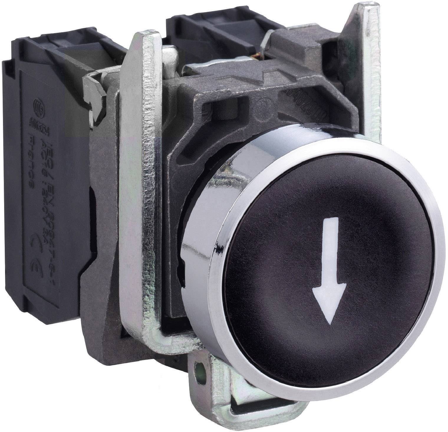 Schneider Electric XB4BA3351 XB4BA3351 Trykknap 600 V 6 A Tastende (Ø x H) 22 mm x 47 mm IP66, IP67, IP69 , IP69K 1 stk