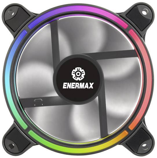 Enermax 6x Kit T.B. RGB PC-kabinet-blæser Sort, RGB (B x H x T) 120 x 120 x 25 mm Inkl. LED-belysning-2