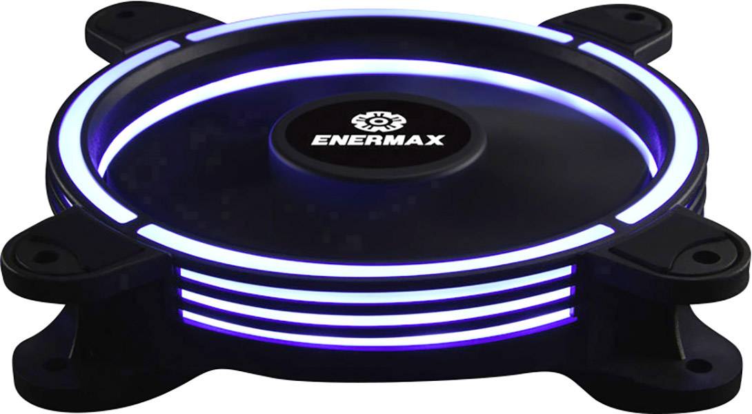 Enermax 6x Kit T.B. RGB PC-kabinet-blæser Sort, RGB (B x H x T) 120 x 120 x 25 mm Inkl. LED-belysning-3