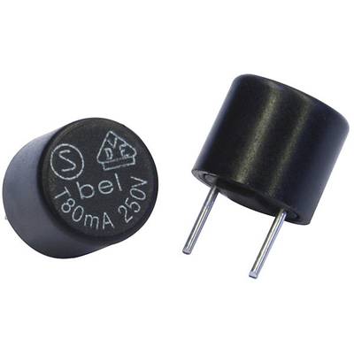 Belfuse MRT 400-BULK BEL Fuse Sicherung träge radial 400 mA Mikrosikring THT 400.0 mA 250.0 V Træg -T- 100 stk Bulk