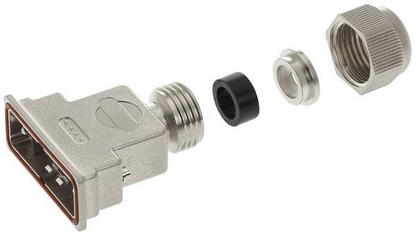 HARTING 09670250538 09670250538 Skålkabinet Poltal: 25 Metal   1 stk Piece