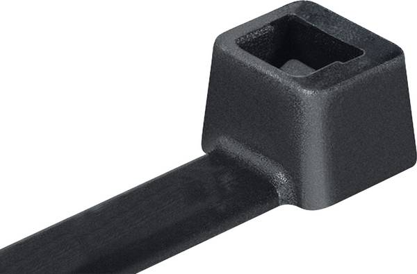 HellermannTyton 138-00025 UB200B-B-PA66-BK Kabelbinder 198 mm 3.50 mm Sort  100 stk